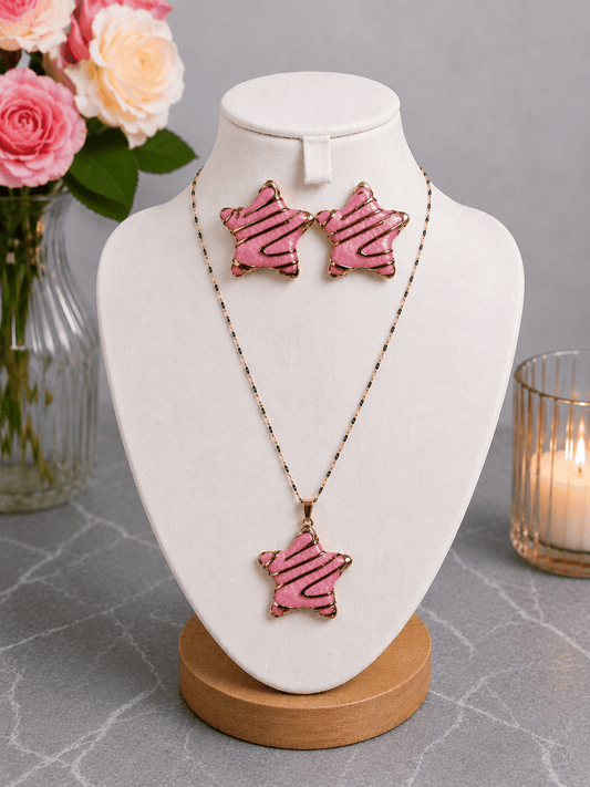 Collier & Boucles d’oreilles Étoile - Maison Hajar