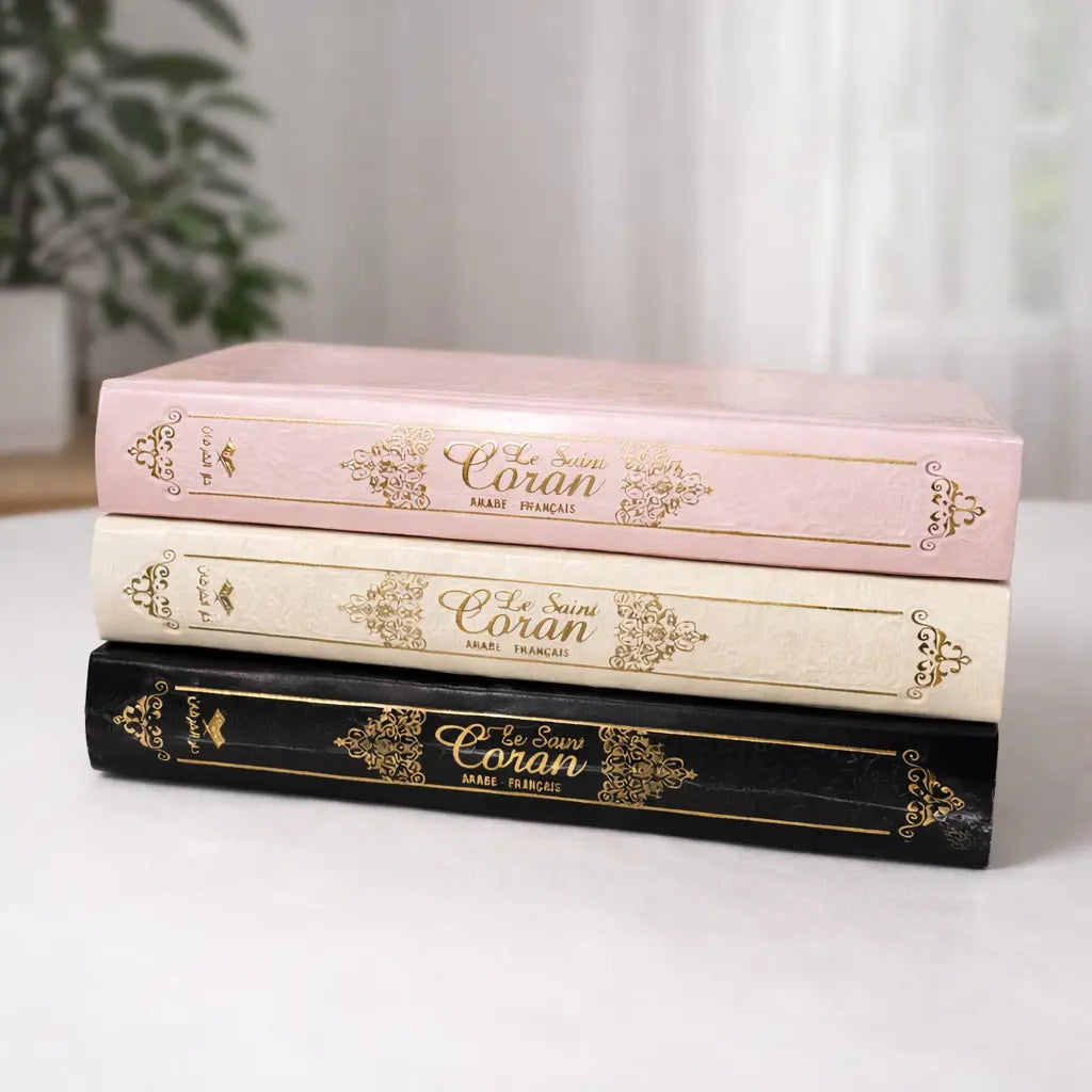 Le Saint Coran – Édition Prestige Blanc & Or - Maison Hajar